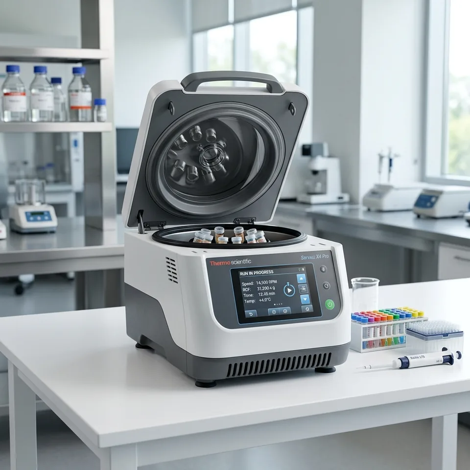 Centrifuga de laboratorio para tubos y microtubos