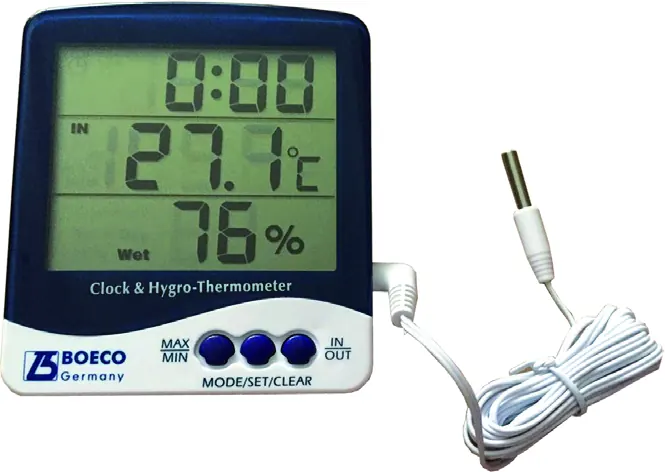 Termo-Higrómetro Digital BOECO 330 para Termo-higrómetro digital